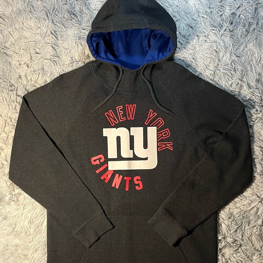 New York Giants Gray Lightweight Hoodie